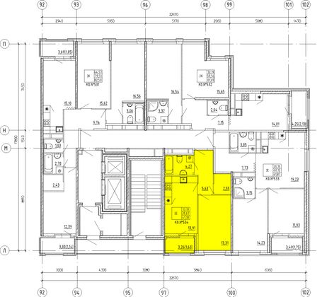 Продажа 1-комнатной квартиры 41,3 м², 8/12 этаж