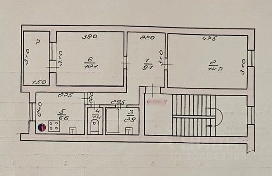 Продажа 2-комнатной квартиры 49,7 м², 5/5 этаж