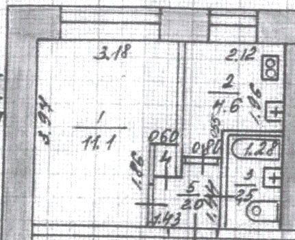 Продажа 1-комнатной квартиры 21 м², 2/9 этаж