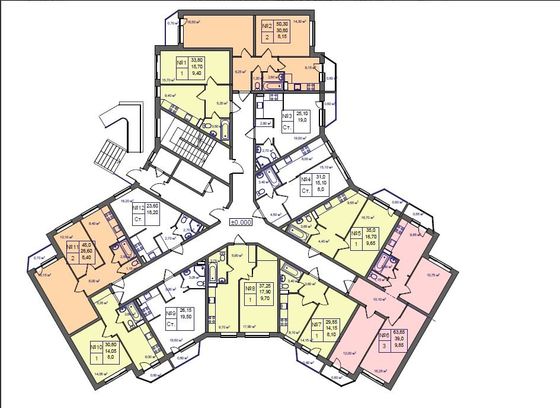 Продажа 3-комнатной квартиры 64 м², 1/3 этаж