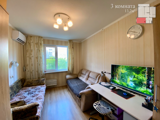 Продажа 3-комнатной квартиры 65,2 м², 2/12 этаж