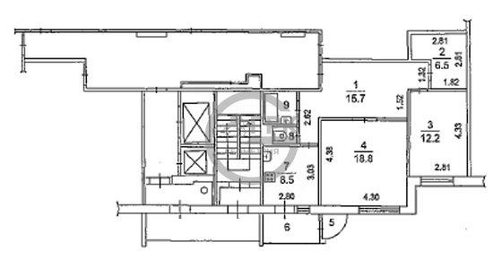 Продажа 2-комнатной квартиры 68,7 м², 13/17 этаж