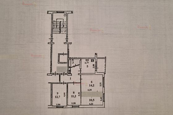 Продажа 3-комнатной квартиры 69 м², 4/9 этаж