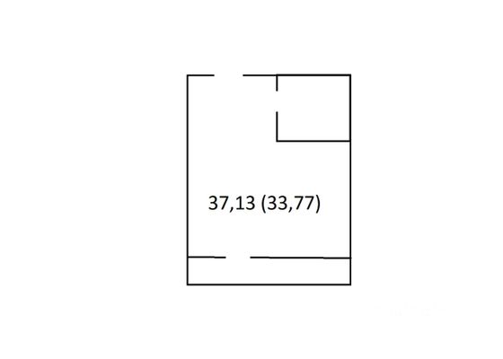 Продажа 1-комнатной квартиры 37,1 м², 9/16 этаж