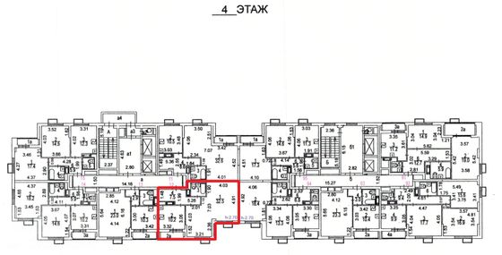 Продажа 1-комнатной квартиры 53,5 м², 4/18 этаж