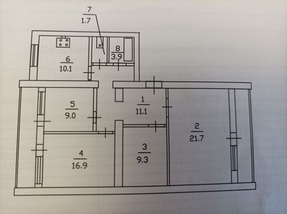 Продажа 4-комнатной квартиры 83,7 м², 7/10 этаж