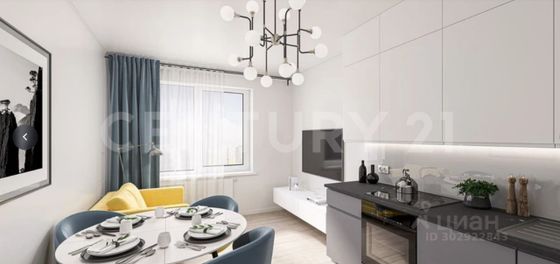 Продажа 1-комнатной квартиры 38,8 м², 20/31 этаж