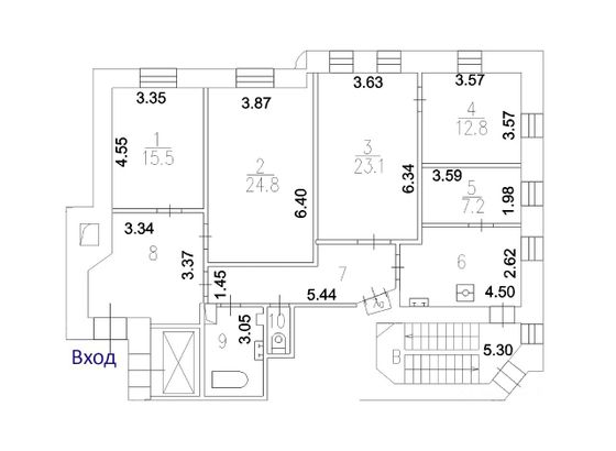 Продажа многокомнатной квартиры 129 м², 6/6 этаж