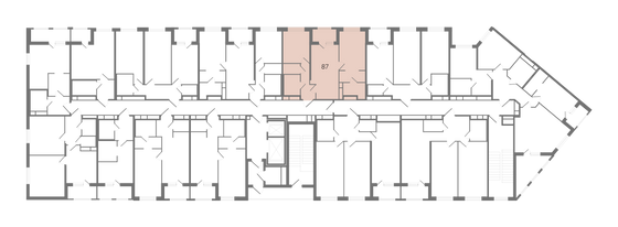 Продажа 2-комнатной квартиры 56,8 м², 8/12 этаж