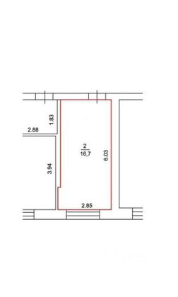 Продажа 1-комнатной квартиры 16 м², 4/7 этаж