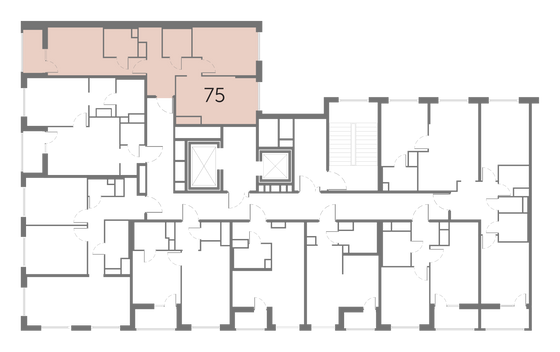 Продажа 2-комнатной квартиры 55,5 м², 3/10 этаж