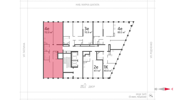 Продажа 3-комнатной квартиры 112 м², 13/15 этаж