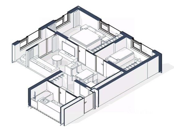 Продажа 2-комнатной квартиры 62,3 м², 6/18 этаж