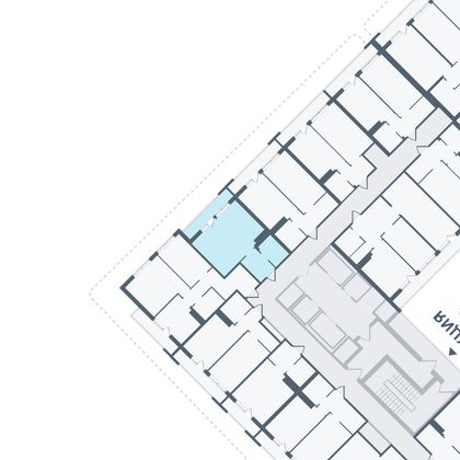 Продажа квартиры-студии 27,3 м², 9/22 этаж