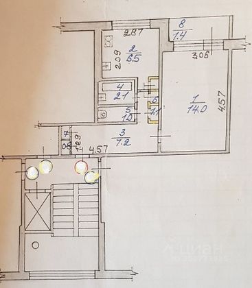 Продажа 1-комнатной квартиры 34 м², 10/10 этаж