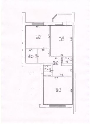 Продажа 2-комнатной квартиры 61,8 м², 3/4 этаж