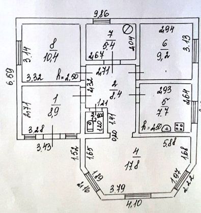 Продажа дома, 69 м², с участком 10 соток