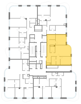 Продажа 2-комнатной квартиры 104,5 м², 9/14 этаж