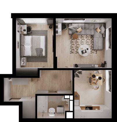 Продажа 2-комнатной квартиры 56 м², 1/4 этаж