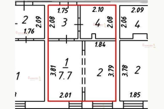 Продажа квартиры-студии 22 м², 2/16 этаж