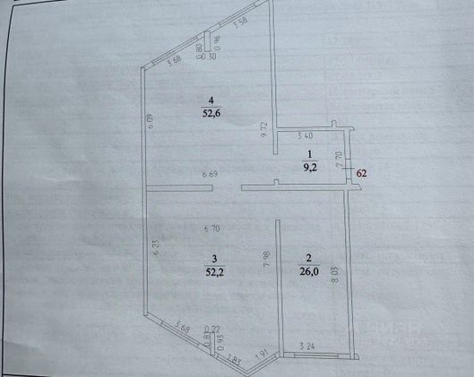 Продажа квартиры со свободной планировкой 140 м², 14/14 этаж