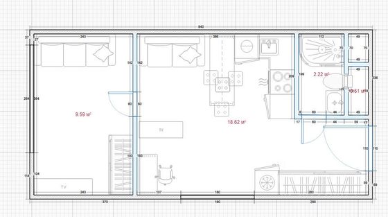 Продажа 1-комнатной квартиры 31 м², 2/12 этаж