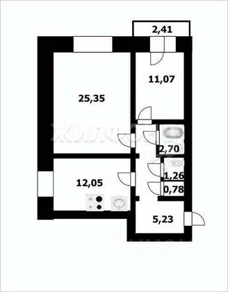 Продажа 2-комнатной квартиры 63,2 м², 9/10 этаж