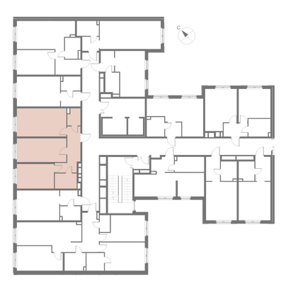 Продажа 2-комнатной квартиры 60,5 м², 12/17 этаж