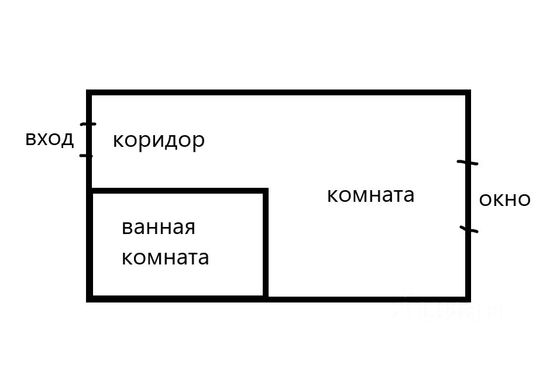 Продажа квартиры-студии 17 м², 1/5 этаж