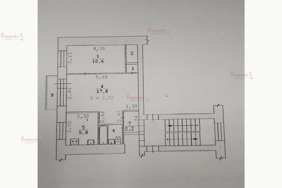 Продажа 2-комнатной квартиры 42,1 м², 2/5 этаж