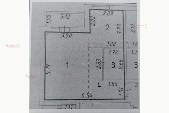 Продажа 1-комнатной квартиры 42 м², 3/14 этаж