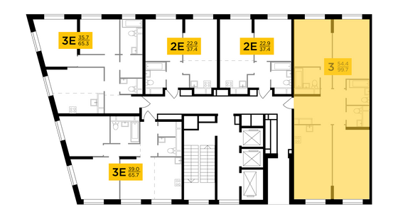Продажа 3-комнатной квартиры 99,7 м², 18/30 этаж