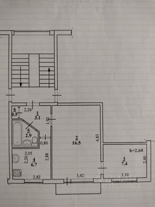 Продажа 2-комнатной квартиры 37,1 м², 5/5 этаж