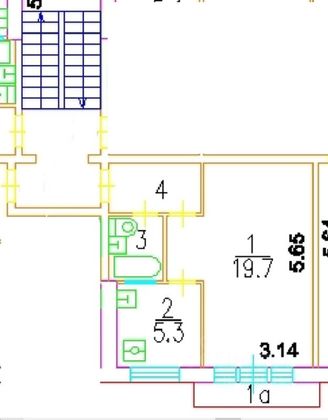 Продажа 1-комнатной квартиры 31,3 м², 4/5 этаж