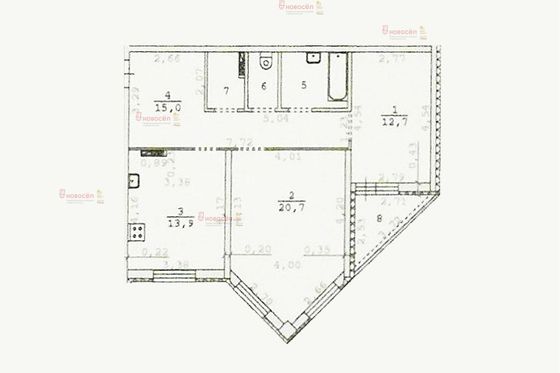 Продажа 2-комнатной квартиры 71,1 м², 5/12 этаж