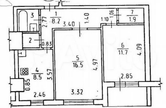 Продажа 2-комнатной квартиры 50,1 м², 2/10 этаж