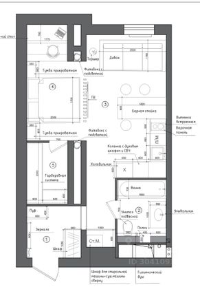 Продажа квартиры-студии 42 м², 10/17 этаж