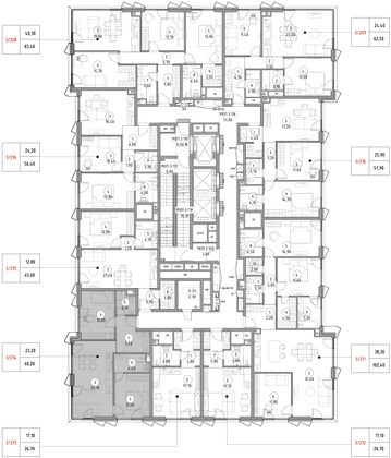 Продажа 2-комнатной квартиры 60,2 м², 25/29 этаж