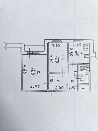 Продажа 2-комнатной квартиры 51,7 м², 7/10 этаж