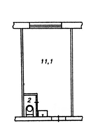 Аренда квартиры-студии 17 м², 1/5 этаж