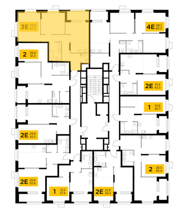 Продажа 3-комнатной квартиры 67,4 м², 17/18 этаж