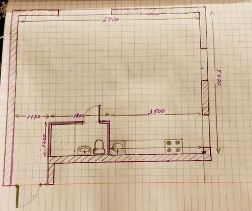 Продажа квартиры со свободной планировкой 36 м², 2/9 этаж