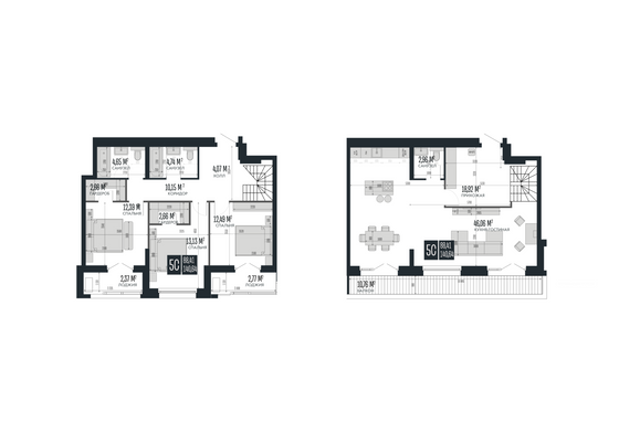 140,6 м², 5-комн. квартира, 14/15 этаж