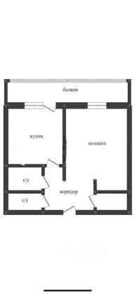 Продажа 1-комнатной квартиры 40 м², 3/15 этаж