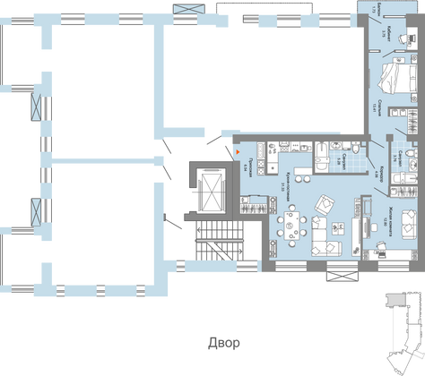 Продажа 3-комнатной квартиры 82 м², 6/7 этаж