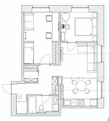 Продажа 2-комнатной квартиры 58,6 м², 1/4 этаж