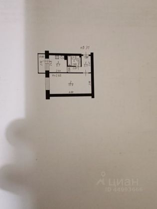 Продажа 1-комнатной квартиры 34 м², 3/5 этаж