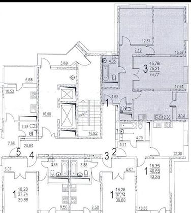 Продажа 3-комнатной квартиры 80 м², 15/22 этаж