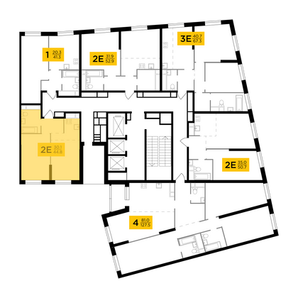 Продажа 2-комнатной квартиры 44,8 м², 18/30 этаж