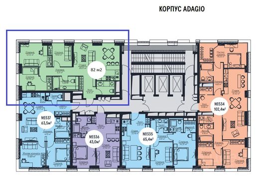 Продажа 4-комнатной квартиры 82 м², 2/31 этаж